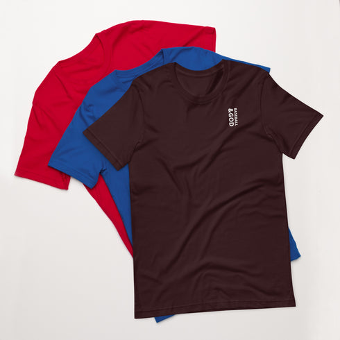 Baseball &God Vertical T-Shirt